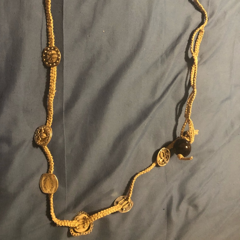 Retro hemp belt